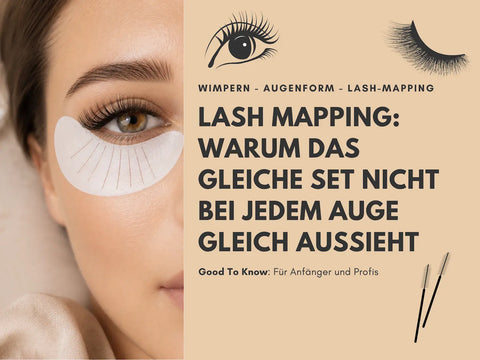 Lash Mapping bei einer professionellen Wimpernverlängerung mit eingezeichneten Mapping-Zonen unter dem Auge – zeigt, warum die Augenform für das passende Wimpern-Design entscheidend ist.
