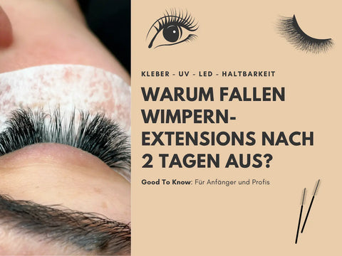 Wimpernstylistin prüft die Retention einer frischen Wimpernverlängerung – VIELLA LASHES Ratgeber zu ausfallenden Wimpernextensions