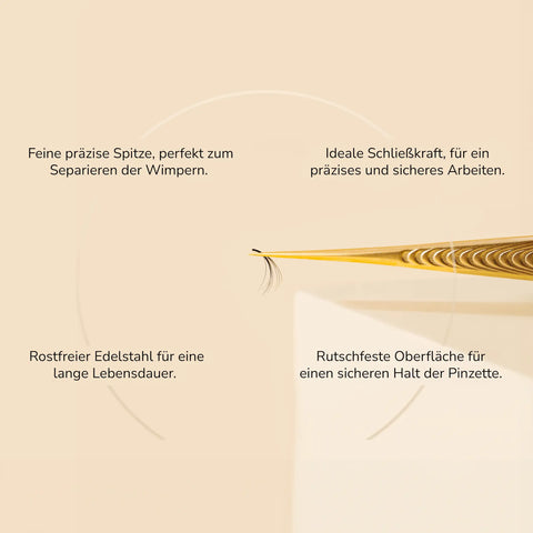Gerade Pinzetten Wimpernverlängerung von künstlichen Wimpern VIELLA LASHES